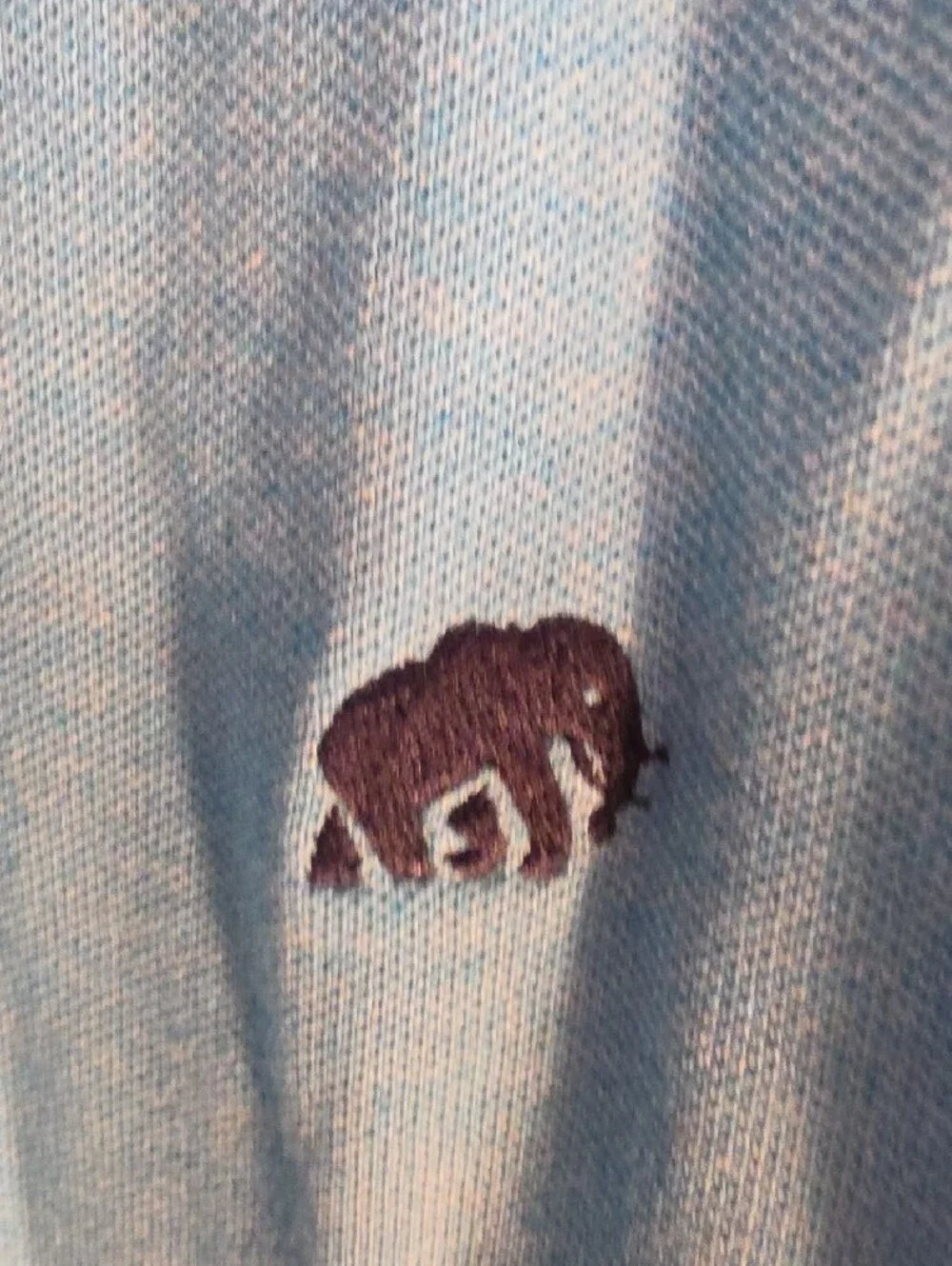 Banana Republic Men's Sky Blue Polo with Embroidered Logo XL